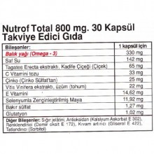 NUTROF TOTAL 30 KAPSÜL