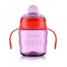 AVENT EĞİTİCİ DAMLATMAZ BARDAK KIZ 200 ML 6M+