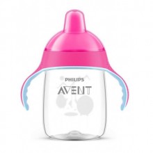 AVENT PENGUEN DAMLATMAZ BARDAK 340ML PEMBE 18M+