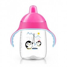 AVENT PENGUEN DAMLATMAZ BARDAK 340ML MAVİ 18M+