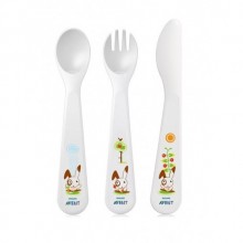 AVENT ÇATAL KAŞIK VE BIÇAK SETİ 18AY+