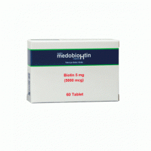 DERMOSKİN MEDOBİOHTİN 5MG. 60 TABLET